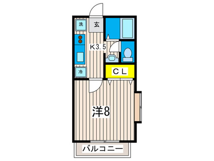 神奈川県横須賀市野比２ ＹＲＰ野比駅 1K アパート 賃貸物件詳細