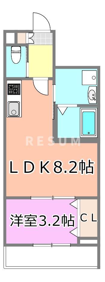 千葉県千葉市中央区弁天３ 千葉駅 1LDK アパート 賃貸物件詳細