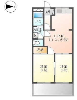 岡山県倉敷市川入 倉敷駅 2LDK マンション 賃貸物件詳細