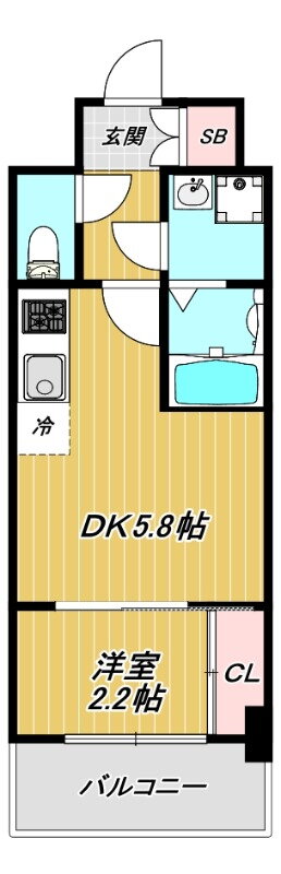 兵庫県神戸市兵庫区西多聞通２ 高速神戸駅 1DK マンション 賃貸物件詳細