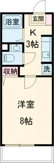 愛知県豊橋市大岩町字北山 豊橋駅 1K アパート 賃貸物件詳細
