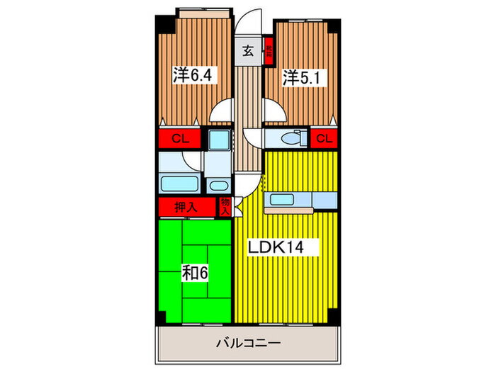 埼玉県さいたま市緑区東浦和４ 東浦和駅 3LDK マンション 賃貸物件詳細