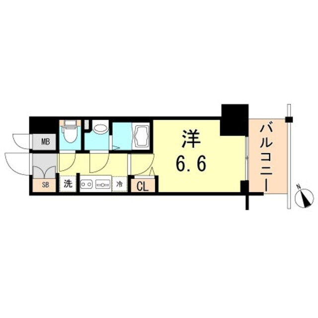 プレサンス　ＴＨＥ　神戸 7階 1K 賃貸物件詳細