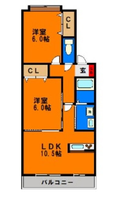 千葉県船橋市駿河台２ 東船橋駅 2LDK アパート 賃貸物件詳細