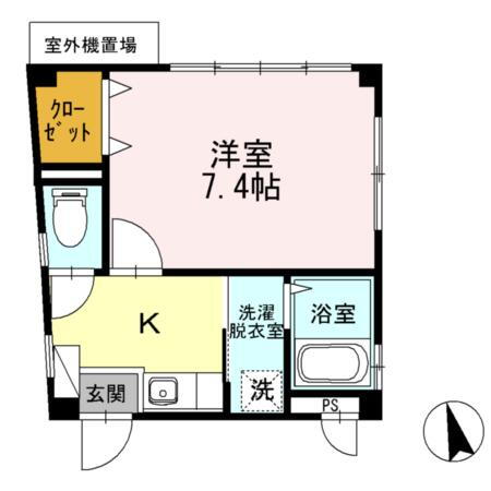 住営社駅東マンション 4階 1K 賃貸物件詳細