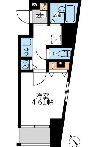 東京都港区六本木２ 六本木駅 1K マンション 賃貸物件詳細