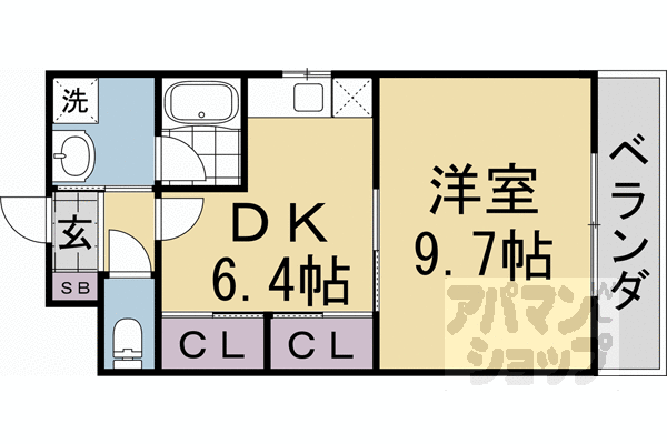 京都府京都市西京区上桂前田町 上桂駅 1DK アパート 賃貸物件詳細
