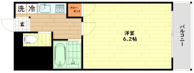 大阪府大阪市西区北堀江３ 西長堀駅 1K マンション 賃貸物件詳細