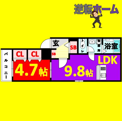 愛知県名古屋市中川区愛知町 黄金駅 1LDK アパート 賃貸物件詳細