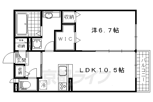 滋賀県大津市堅田１ 堅田駅 1LDK アパート 賃貸物件詳細