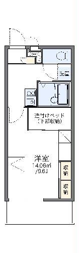 レオパレスクリスタル 3階 1K 賃貸物件詳細