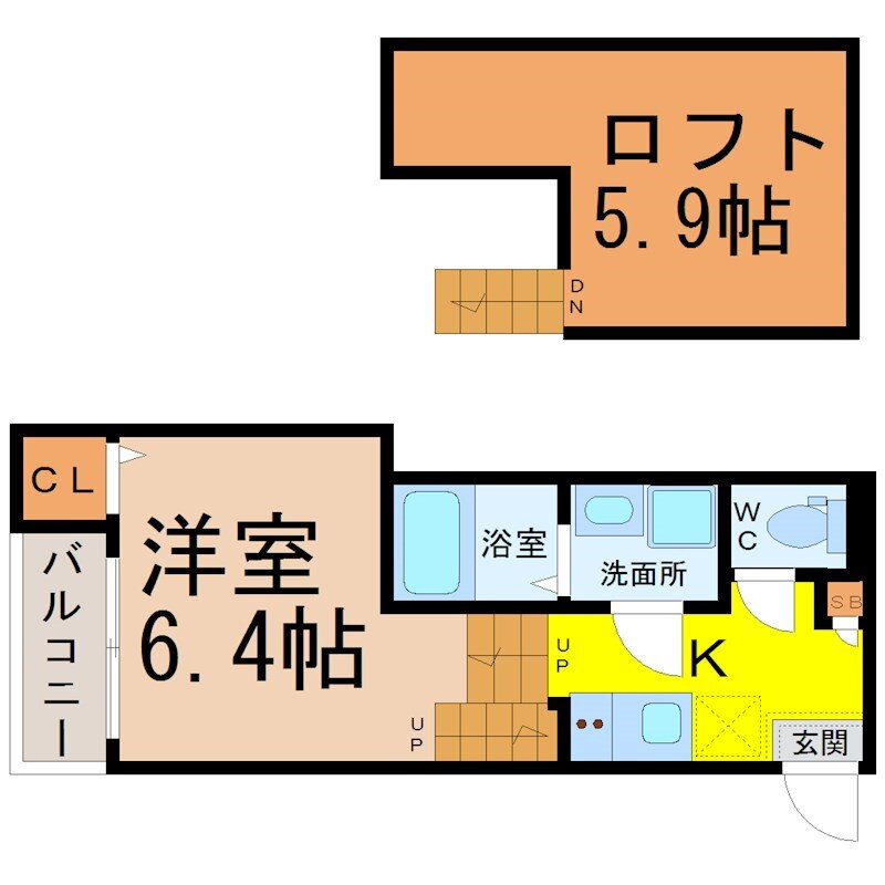 愛知県名古屋市南区内田橋２ 豊田本町駅 1K アパート 賃貸物件詳細