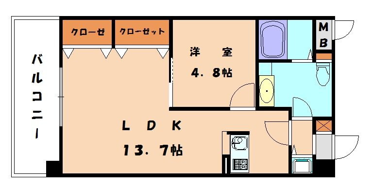 福岡県福岡市東区舞松原２ 舞松原駅 1LDK マンション 賃貸物件詳細