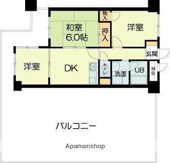 兵庫県姫路市佃町 姫路駅 2LDK マンション 賃貸物件詳細