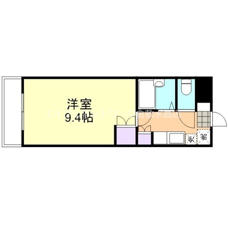 岡山県倉敷市玉島 新倉敷駅 1K マンション 賃貸物件詳細