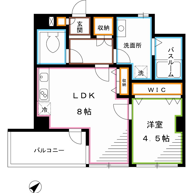 東京都中野区上高田１ 中野駅 1LDK マンション 賃貸物件詳細