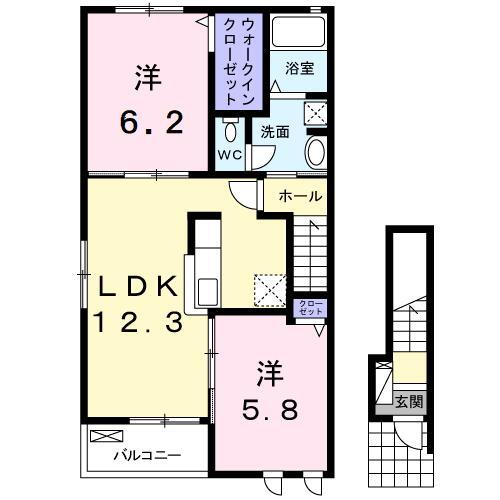 千葉県印西市小林 小林駅 2LDK アパート 賃貸物件詳細