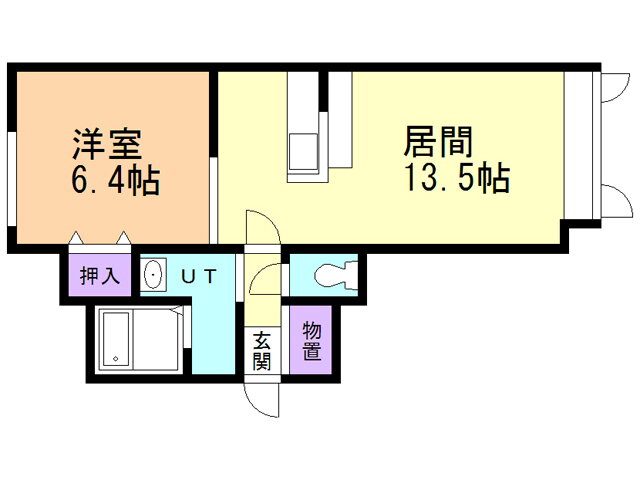 ロイヤルハイム明野新町　Ｅ棟 2階 1LDK 賃貸物件詳細