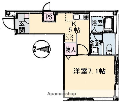 広島県広島市東区矢賀新町５ 天神川駅 1K アパート 賃貸物件詳細