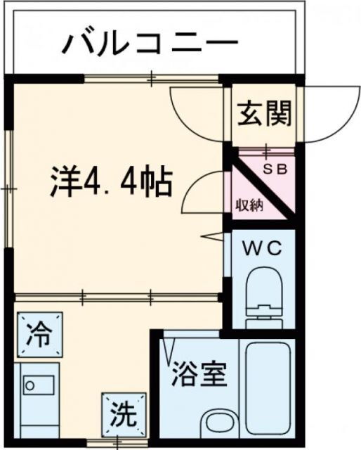 リリーハウス 3階 1K 賃貸物件詳細