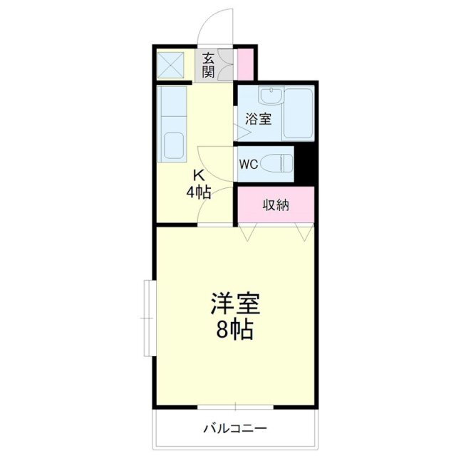 静岡県浜松市中央区和地山３ 浜松駅 1K マンション 賃貸物件詳細