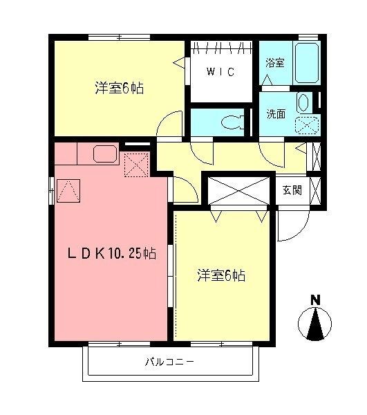 神奈川県平塚市纒 平塚駅 2LDK アパート 賃貸物件詳細