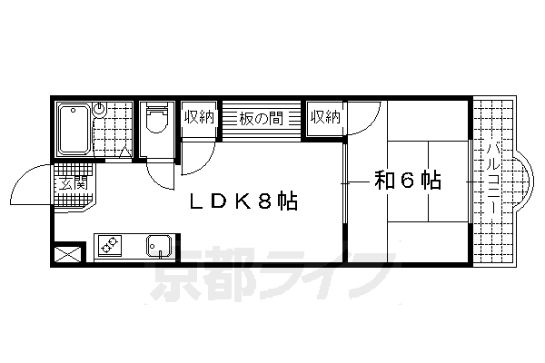 京都府京都市山科区上花山久保町 東野駅 1LDK マンション 賃貸物件詳細