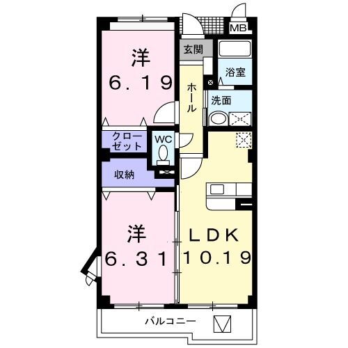 茨城県水戸市酒門町 水戸駅 2LDK マンション 賃貸物件詳細