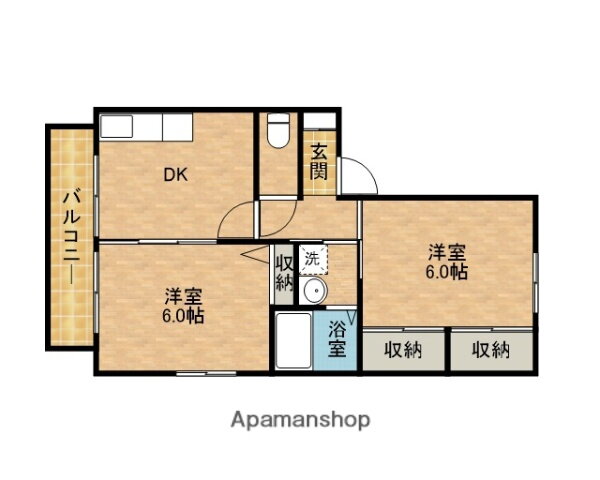 静岡県焼津市三右衛門新田 焼津駅 2DK アパート 賃貸物件詳細