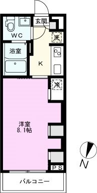 埼玉県越谷市蒲生茜町 蒲生駅 1K マンション 賃貸物件詳細
