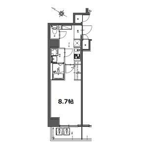 愛知県名古屋市熱田区旗屋町 熱田神宮西駅 1K マンション 賃貸物件詳細