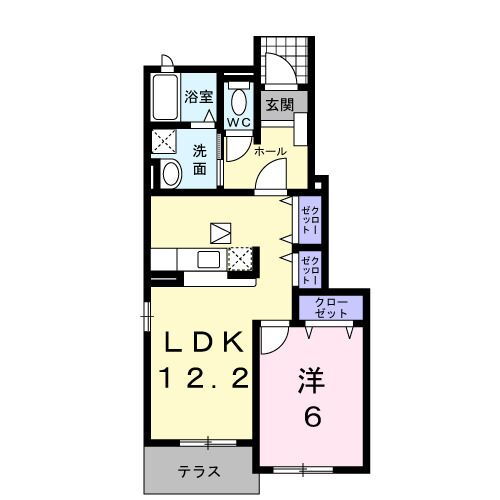 愛知県一宮市大和町宮地花池字中道 妙興寺駅 1LDK アパート 賃貸物件詳細