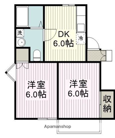 埼玉県川越市大字南田島 新河岸駅 2DK アパート 賃貸物件詳細