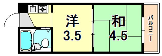 兵庫県芦屋市南宮町 打出駅 2K マンション 賃貸物件詳細