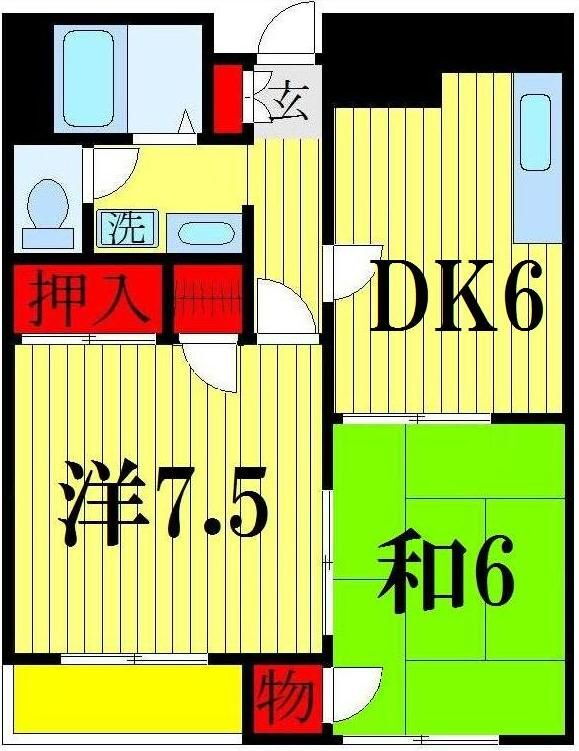千葉県松戸市八ケ崎５ 常盤平駅 2DK アパート 賃貸物件詳細