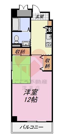 大阪府泉大津市東豊中町１ 和泉府中駅 1K マンション 賃貸物件詳細