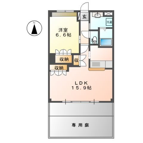 コンフォール前田ＩＩＩ 1階 1LDK 賃貸物件詳細