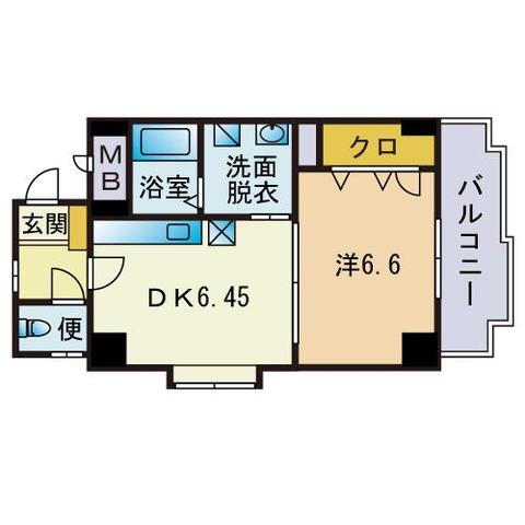 ローヤルマンション博多駅前 5階 1DK 賃貸物件詳細