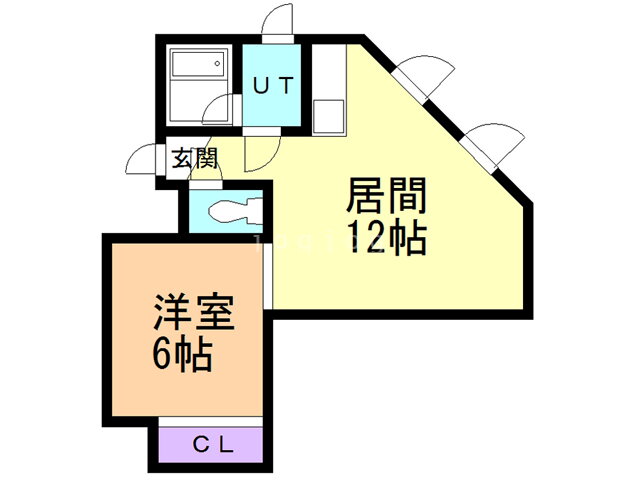 フリューゲルＮ９（旧ローヤルハイツＮ９） 3階 1LDK 賃貸物件詳細