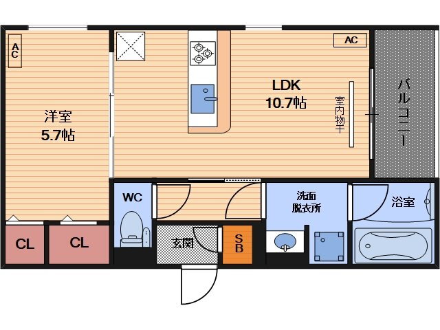兵庫県尼崎市立花町２ 立花駅 1LDK アパート 賃貸物件詳細