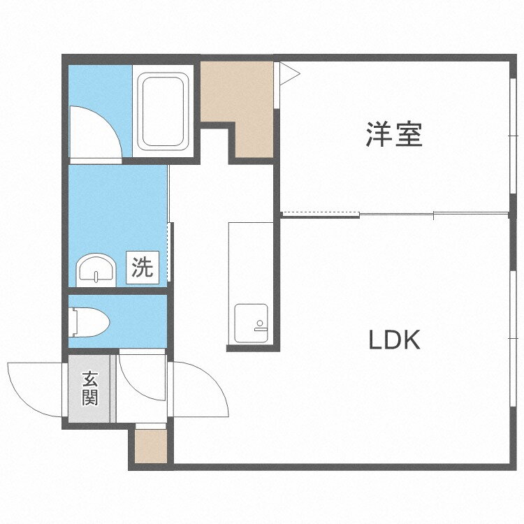 北海道札幌市豊平区月寒西三条５ 月寒中央駅 1LDK マンション 賃貸物件詳細