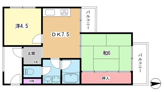 大阪府豊中市東泉丘３ 桃山台駅 2DK マンション 賃貸物件詳細