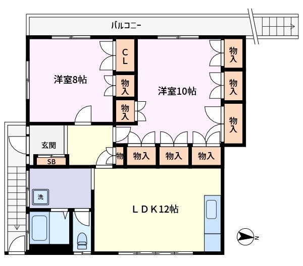 東京都葛飾区亀有５ 亀有駅 2LDK アパート 賃貸物件詳細