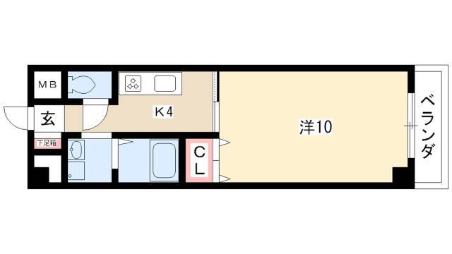 愛知県名古屋市中村区則武本通３ 太閤通駅 1K マンション 賃貸物件詳細