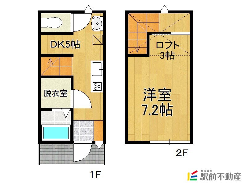 ジラソーレＫ　Ｂ棟 2階 1SDK 賃貸物件詳細