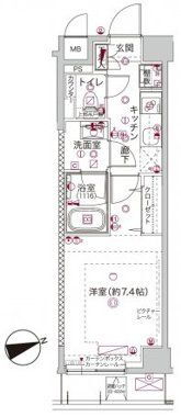 東京都板橋区桜川３ 上板橋駅 1K マンション 賃貸物件詳細
