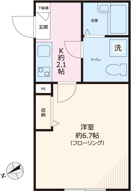 東京都豊島区駒込２ 駒込駅 1K マンション 賃貸物件詳細