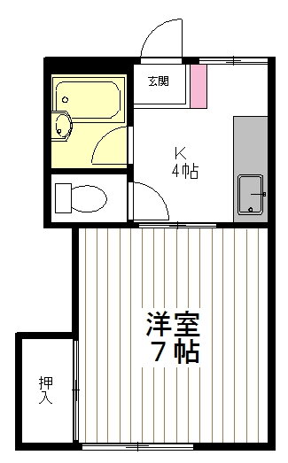 宮城県仙台市宮城野区榴岡５ 榴ケ岡駅 1K アパート 賃貸物件詳細