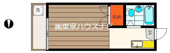 メイト英 2階 1K 賃貸物件詳細