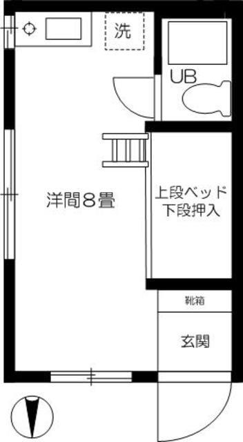 上田コーポ 1階 ワンルーム 賃貸物件詳細